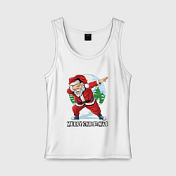 Женская майка Dab Santa