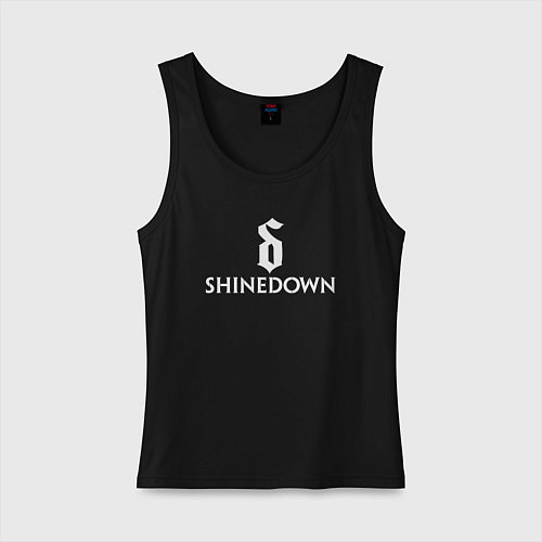 Женская майка Shinedown логотип с эмблемой / Черный – фото 1