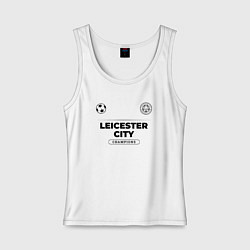 Женская майка Leicester City Униформа Чемпионов