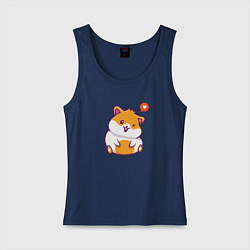 Женская майка Хомяк намекает