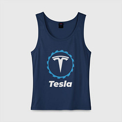 Женская майка Tesla в стиле Top Gear