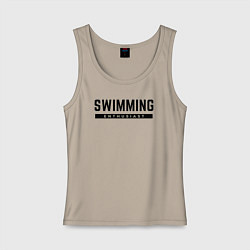 Женская майка Любитель плавания