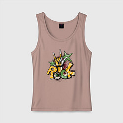 Женская майка Граффити Rock party