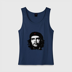Майка женская хлопок Ernesto Che Guevara, цвет: тёмно-синий