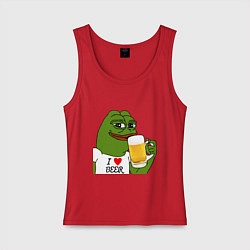 Женская майка Drink Pepe