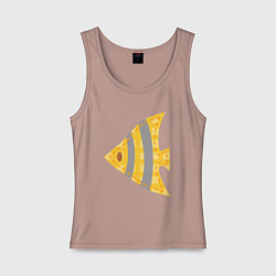 Женская майка Тропическая рыбка