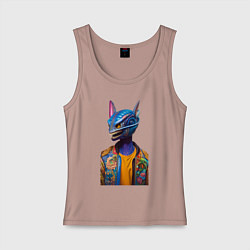 Женская майка Alien - neural network - fantasy