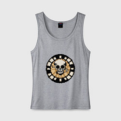 Женская майка Стимпанк скелетор