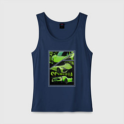 Женская майка Civetta scintilla green