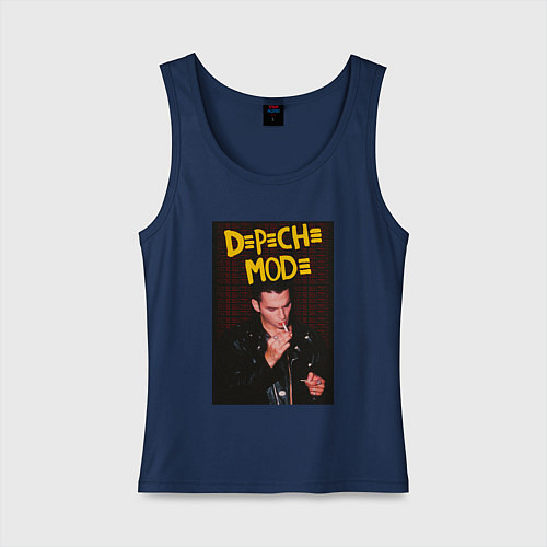 Женская майка Depeche Mode Dave / Тёмно-синий – фото 1