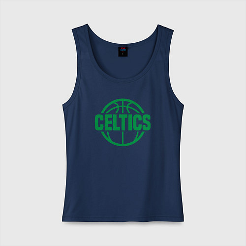 Женская майка Celtics ball / Тёмно-синий – фото 1