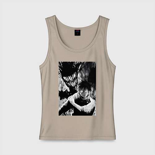 Женская майка Магическая битва Юта Оккоцу / Миндальный – фото 1