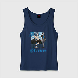 Женская майка Тёмный дворецкий Лоуренс Блуэр