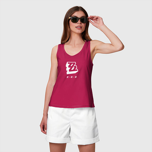 Женская майка Zenless Zone Zero logo / Маджента – фото 3