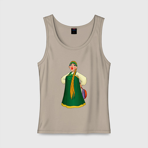 Женская майка Баба / Миндальный – фото 1