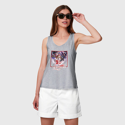 Женская майка Химеко / Меланж – фото 3