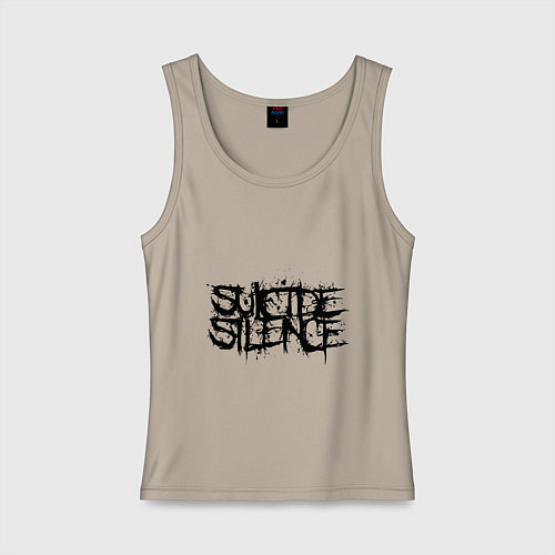 Женская майка Suicide Silence / Миндальный – фото 1