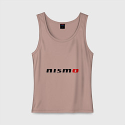 Майка женская хлопок Nismo, цвет: пыльно-розовый
