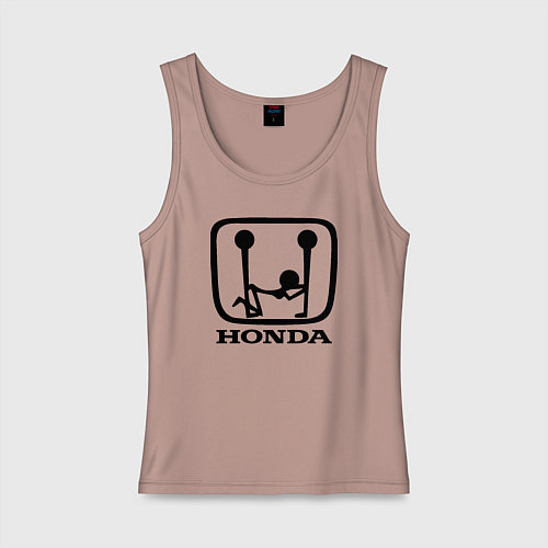 Женская майка Honda Logo Sexy / Пыльно-розовый – фото 1