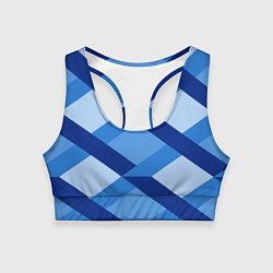 Топик спортивный женский Линий геометрия, цвет: 3D-принт