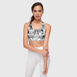 Топик спортивный женский Японская анимация компиляция, цвет: 3D-принт — фото 2