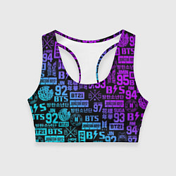 Женский спортивный топ BTS Logos