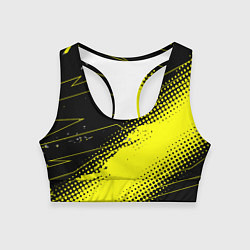 Топик спортивный женский Bona Fide Одежда для фитнеcа цвета 3D-принт — фото 1