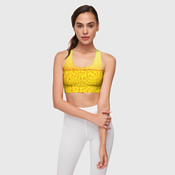 Топик спортивный женский ПИВО, цвет: 3D-принт — фото 2