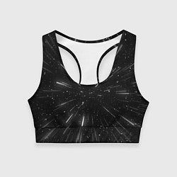 Женский спортивный топ 3D, Космос