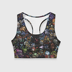 Женский спортивный топ Heros Dota 2