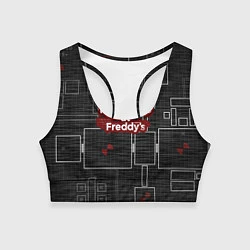 Топик спортивный женский Five Nights At Freddy, цвет: 3D-принт