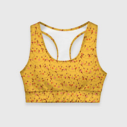 Топик спортивный женский Пикачу, цвет: 3D-принт