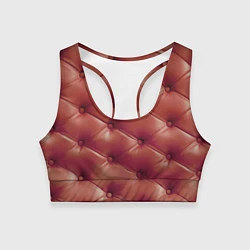 Топик спортивный женский Диванчик, цвет: 3D-принт