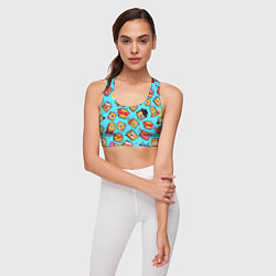 Топик спортивный женский PAPER BAG CAT TOCA BOCA TOCA LIFE WORLD, цвет: 3D-принт — фото 2