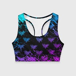Топик спортивный женский Velial Squad neon, цвет: 3D-принт