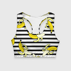 Женский спортивный топ Banana pattern Summer