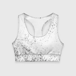 Женский спортивный топ Потертость и бызги