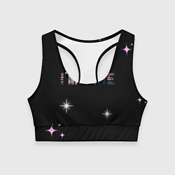 Женский спортивный топ Надпись