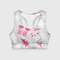 Топик спортивный женский Rabbit year, цвет: 3D-принт