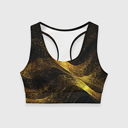 Женский спортивный топ Золотая пыльца