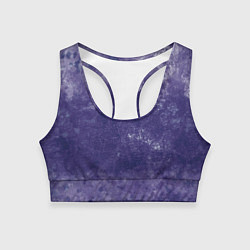 Женский спортивный топ Абстракция - violet color background