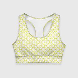 Женский спортивный топ Круговой узор