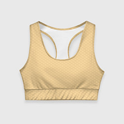 Топик спортивный женский Паттерн сетчатый чашуйчетый, цвет: 3D-принт