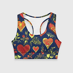 Женский спортивный топ Дела сердечные