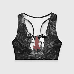 Топик спортивный женский Агата Кристи и мифические существа, цвет: 3D-принт