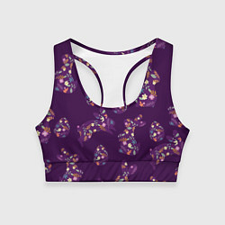 Женский спортивный топ Кролики и яйца