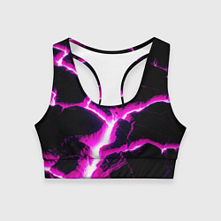 Женский спортивный топ Color pink black