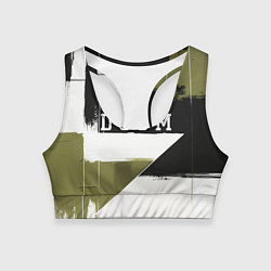 Топик спортивный женский Doom The Dark Ages, цвет: 3D-принт