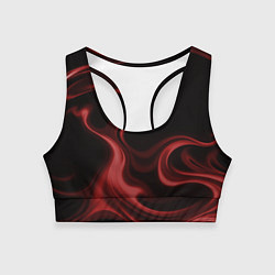 Топик спортивный женский Color red, цвет: 3D-принт