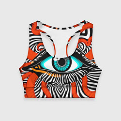 Женский спортивный топ Глаз